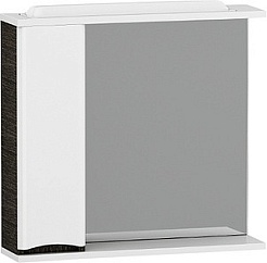 Am.Pm Мебель для ванной Like 80 L, подвесная, белый глянец, венге – фотография-5